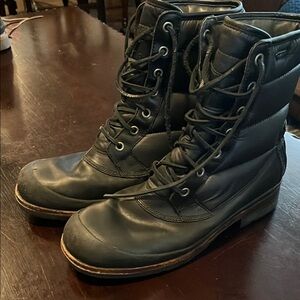 Men's Black Leather Boots